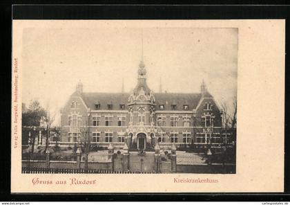 AK Rixdorf, Ansicht vom Kreiskrankenhaus