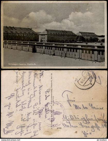 Küstrin Kostrzyn nad Odrą Stälpnagel-Kaserne, Neustadt 1943  gel. Feldpost WK2