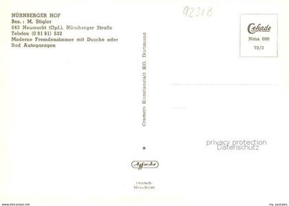 Neumarkt Oberpfalz Hotel Restaurant Nuernberger Hof