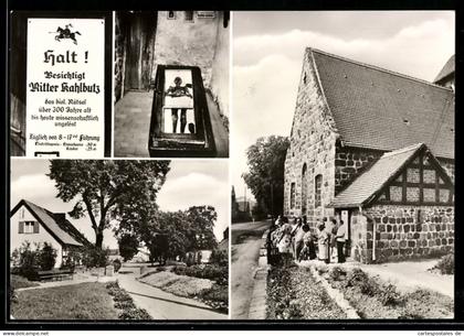 AK Neustadt /Dosse, Kampehl, Kirche, Mumie des Ritters Kahlbutz, Ortsansicht