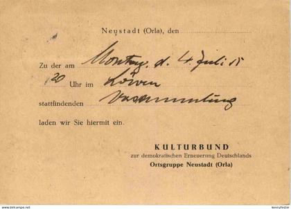 Neustadt Orla - Kulturbundf