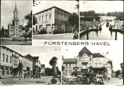 Fuerstenberg Mecklenburg Fuerstenberg Kirche Schleuse Hotel x 1986