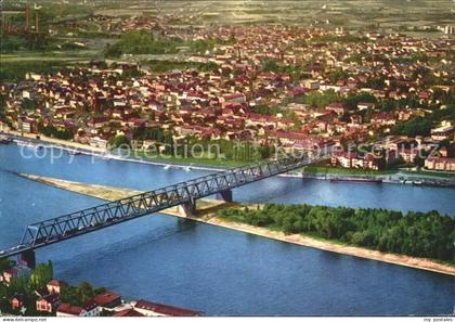 Neuwied Rhein Rheinbruecke Fliegeraufnahme