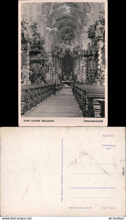 Neuzelle Katholische Kirche - Innenansicht 1963