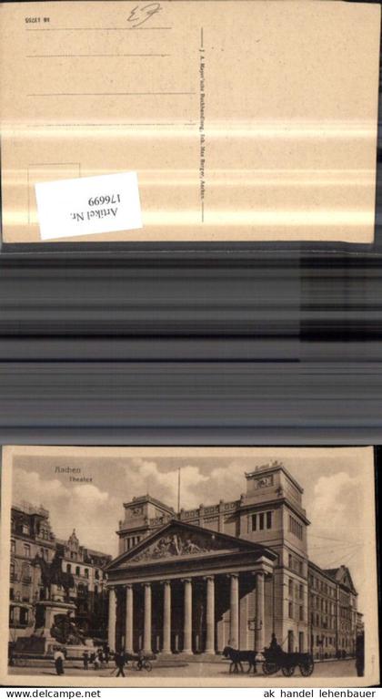 176699,Aachen Theater m. Kutsche Personen