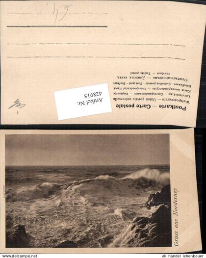 428915,Gruß aus Norderney Küste Wellen