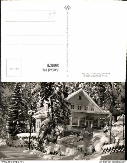 560678,Altenau Oberharz Villa Schwarzenberg Winteransicht Altenau-Schulenberg im Oberharz