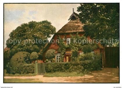 Amelinghausen Lueneburger Heide Motiv aus der Lueneburger Heide Kuenstlerkarte