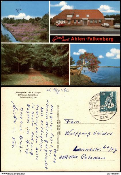 Ansichtskarte Wanna Ahlen-Falkenberg Moorquelle Restaurant 1975