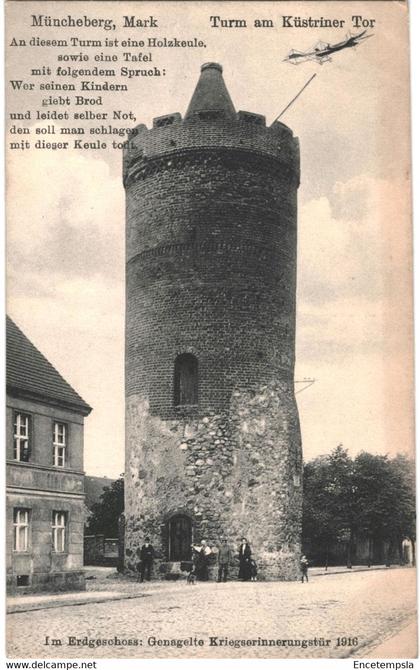 CPA - Carte postale - Germany-  Müncheberg Mark Turm am Küstriner Tor  VM43815+
