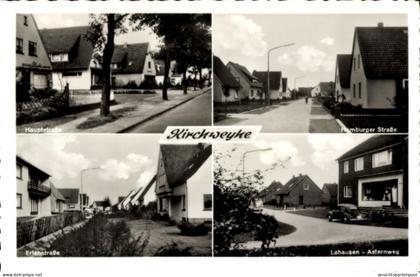 CPA Kirchweyhe Weyhe Niedersachsen, Hauptstraße, Hamburger Straße, Erlenstraße, Lahausen - Asternw