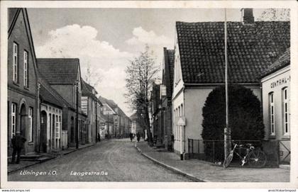CPA Löningen Oldenburger Münsterland, Langestraße, CENTRAL-