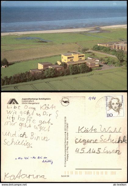 Horumersiel-Schillig-Wangerland Jugendherberge Schillighörn Luftaufnahme 1980