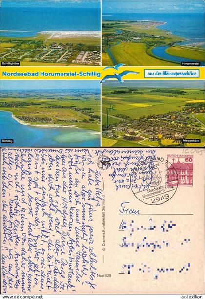 Horumersiel-Schillig-Wangerland Luftbilder Friesenhörn Schillig 1986