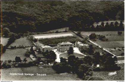 Springe Deister Springe Saupark Fliegeraufnahme x 1961