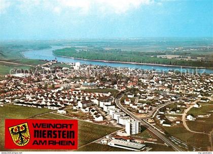 Nierstein Rhein Fliegeraufnahme
