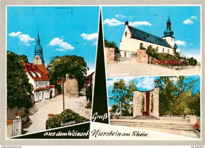 Nierstein Rhein Frohnhof Kath Kirche Ehrenmal