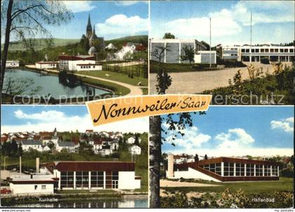 Nonnweiler Heilklimatischer Kurort Schule Kurhalle Hallenbad Teich Kirche