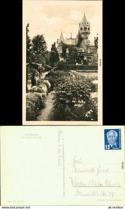Ansichtskarte Nordhausen Meyenburg-Museum 1953