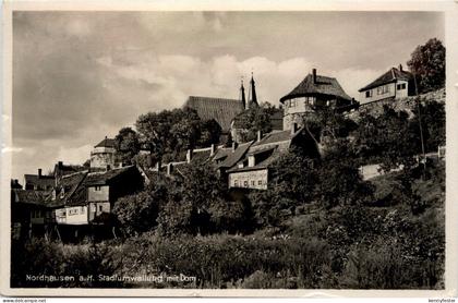 Nordhausen - Stadtumwallung mit Dom