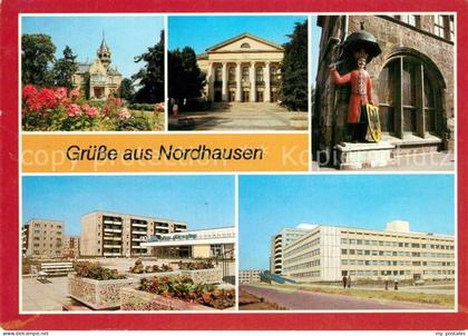 Nordhausen Thueringen Meyenburg-Museum Stadttheater Roland