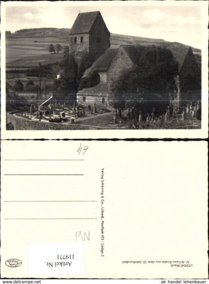 119771,Lüdge Westfalen St. Kilians-Kirche aus d. 12. Jh.