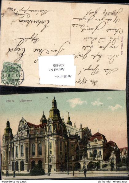 696550 Köln am Rhein Oper Theater Opernhaus gel Eschersheim