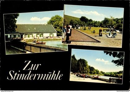 CPA Erkrath in Nordrhein Westfalen, Zur Stindermühle, Gartenrestaurant, Außenansichten