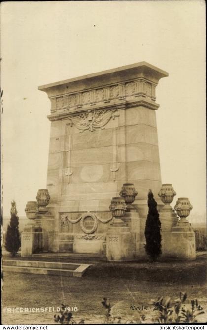 CPA Friedrichsfeld Voerde am Niederrhein, Denkmal