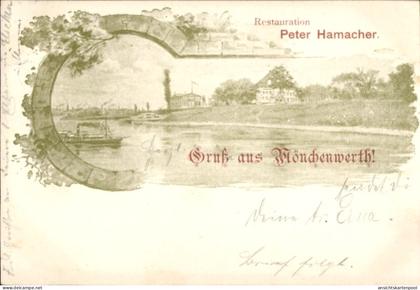 CPA Meerbusch am Niederrhein, Gut Mönchenwerth, Restauration Peter Hamacher