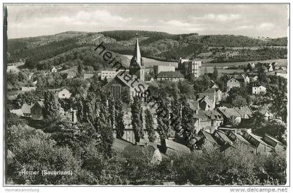 Hemer - Gesamtansicht - Foto-Ansichtskarte
