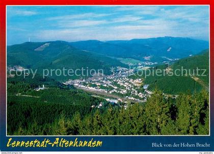 Lennestadt Blick von der Hohen Bracht
