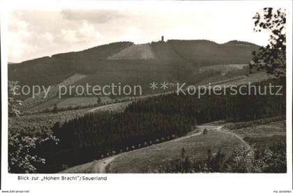 Lennestadt Blick zur Hohen Bracht