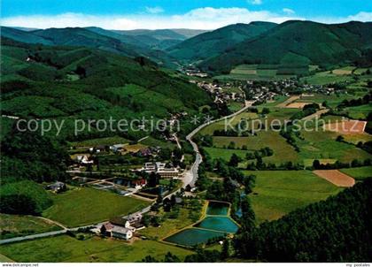 Lennestadt Gasthaus Waldmannshell Fliegeraufnahme