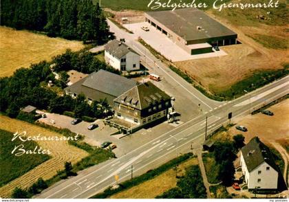 Losheim Eifel Restaurant Balter und Belgischer Grenzmarkt Fliegeraufnahme