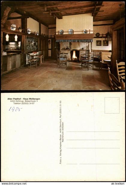Ochtrup Innenansicht Alter Posthof Haus Welbergen Ochtrup, Bökerhook 4 1985