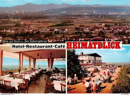 Roisdorf Bornheim Panorama mit Siebengebirge Gastraum Freiterrasse