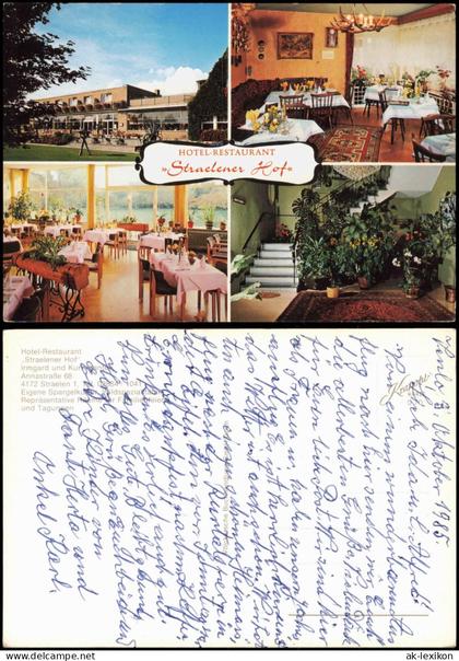 Straelen Mehrbildkarte Hotel Restaurant Straelener Hof Annastraße 1985