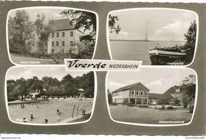 Voerde (Niederrhein) Schule Freibad bahnpgl1966 #132.777