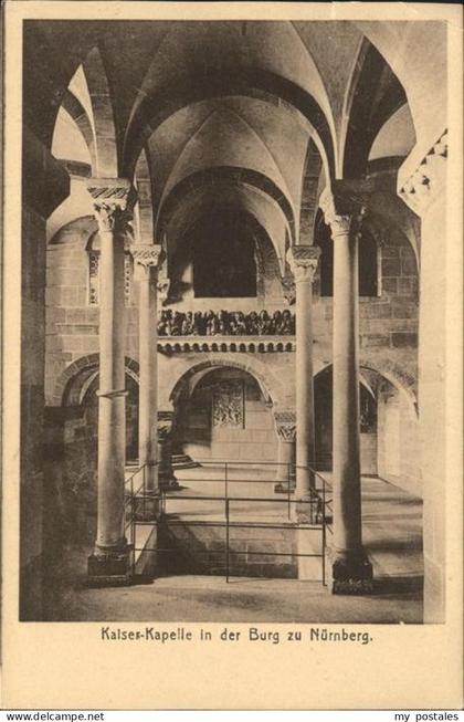 NueRNBERG  CITY Kaiser Kapelle in der Burg zu Nuernberg