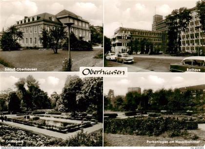 Oberhausen  NRW Schloss Oberhausen Rathaus Grillopark Parkanlagen am Hauptbahnho