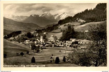 Oberstaufen, mit Säntisgruppe