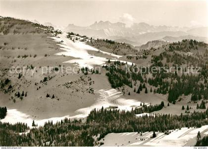 Steibis Oberstaufen Bayern Oberstaufen Fliegeraufnahme Berggasthaus Falkenhuette