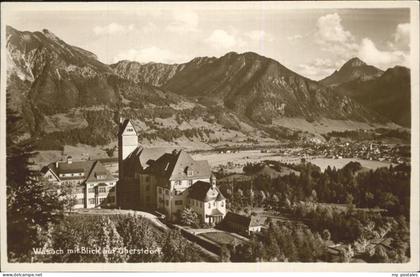 Wasach Oberstdorf mit Blick auf Oberstdorf