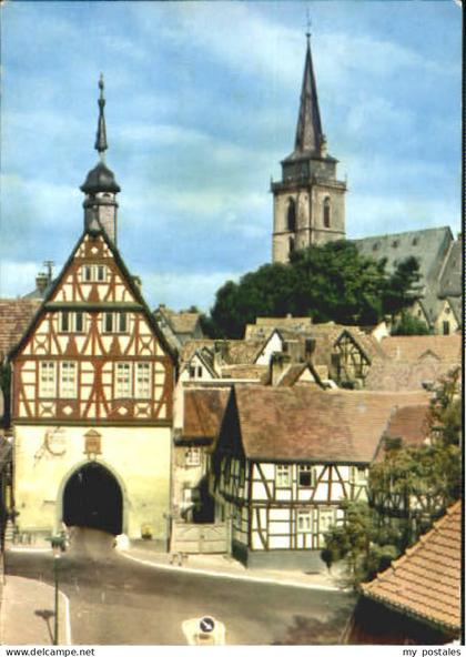 Oberursel Taunus Oberursel Rathaus Kirche  x 1979