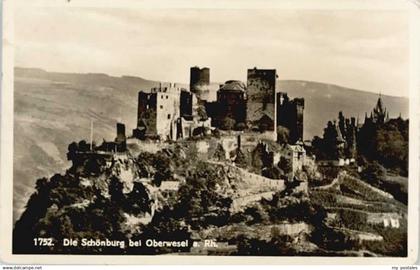 Oberwesel Rhein Oberwesel Schoenburg