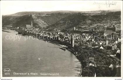 Oberwesel Rhein Rheinpartie