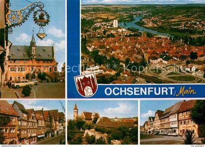 Ochsenfurt Fliegeraufnahme Ortspartien