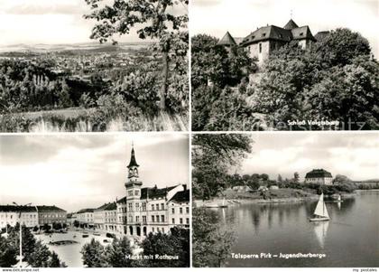 Oelsnitz Erzgebirge Schloss Voigtsberg Talsperre Pirk Jugendherberge Markt