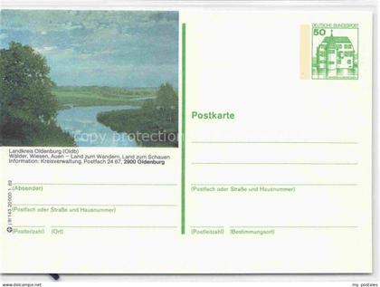 Oldenburg  Oldenburg Landschaftspanorama Waelder Wiesen Auen